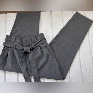 H&M Women’s Paper Bag Waist Trousers Tie‎ Waist Size 6